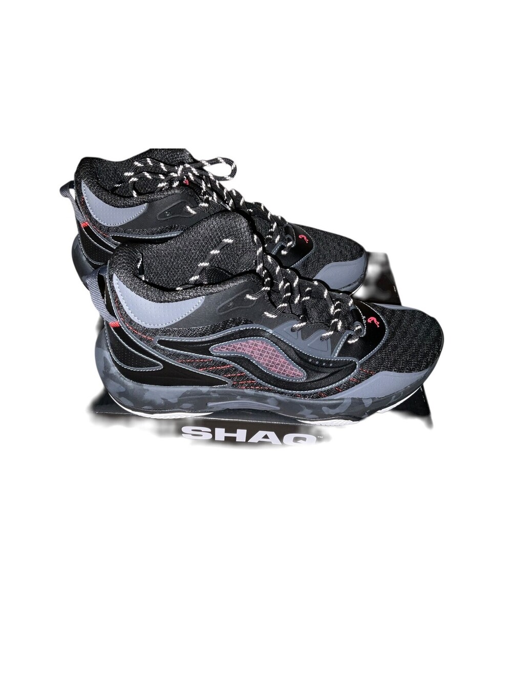 Shaq Speed Demon 2.0 Size 10 Basketball Shoes Black, White, And Red. Brand New - Picture 4 of 6